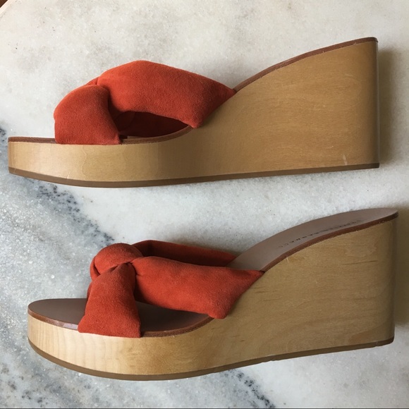 Loeffler Randall Taylor Wedge Mules - Picture 3 of 8